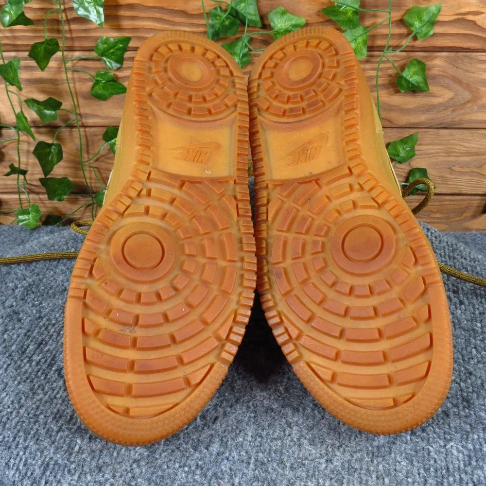 Nike Son of‎ Force Mid Winter Mens Sneakers Size 9.5 Casual Shoes Wheat Gum